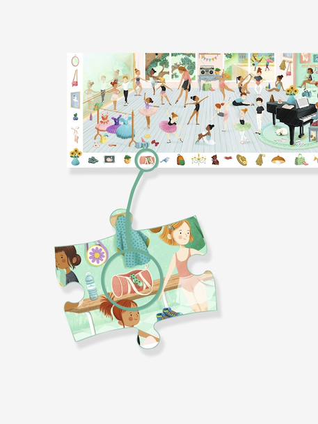Puzzle L'école de danse 100pcs vert 4 - vertbaudet enfant 
