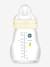 Biberon verre 170 ml Feel Good débit 1 beige+BLEU 2 - vertbaudet enfant 