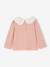 Lot 2 tee-shirts bébé col en broderie anglaise rose poudré 6 - vertbaudet enfant 