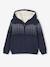 Gilet garçon à capuche doublé sherpa marine 3 - vertbaudet enfant 