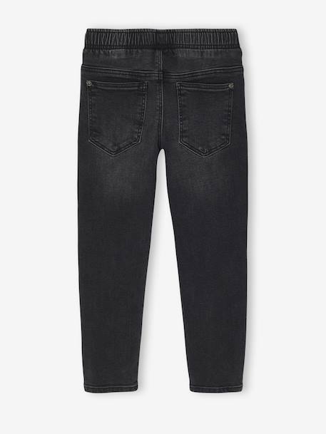 Lot 2 jeans garçon slim denim gris+double stone+stone 3 - vertbaudet enfant 