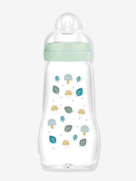 Biberon verre 260 ml Feel Good débit 2 beige+bleu+rose 9 - vertbaudet enfant 