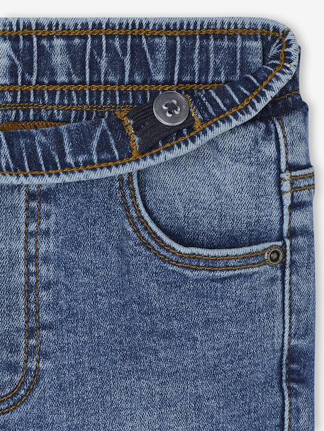 Lot 2 jeans garçon slim denim gris+double stone+stone 23 - vertbaudet enfant 