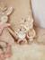 Hochet peluche faon ella, anneau dentition bois Faon+Faon ella+Singe 4 - vertbaudet enfant 