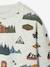 Sweat imprimé garçon beige chiné+bleu moyen+vert sauge 3 - vertbaudet enfant 