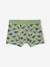 Lot 5 Boxers Garçon Dinosaures bleu ardoise 3 - vertbaudet enfant 