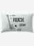 Parure housse de couette + taie d'oreiller enfant ROCK MUSIC, avec coton recyclé vert sauge 8 - vertbaudet enfant 