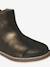 Boots enfant fille cuir zippées noeud fantaisie BLEU FONCE UNI+noir imprimé 13 - vertbaudet enfant 