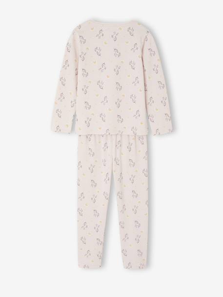 Lot de 3 pyjamas fille licornes écru 9 - vertbaudet enfant 