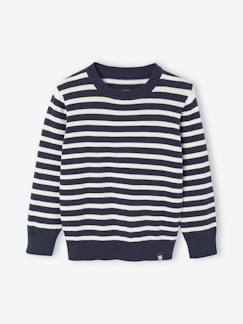 -Pull Basics col rond manches longues garçon
