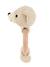 Hochet peluche faon ella, anneau dentition bois Faon+Ourson+Singe 12 - vertbaudet enfant 