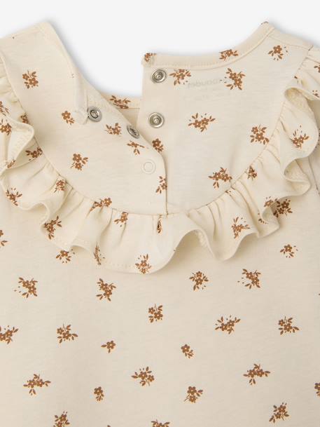 T-shirt imprimé bébé esprit blouse vanille 3 - vertbaudet enfant 