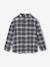 Chemise flanelle garçon manches longues carreaux gris 1 - vertbaudet enfant 