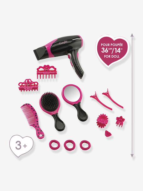 Coffret coiffure pour poupon rose 5 - vertbaudet enfant 