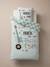 Parure housse de couette + taie d'oreiller enfant ROCK MUSIC, avec coton recyclé vert sauge 4 - vertbaudet enfant 