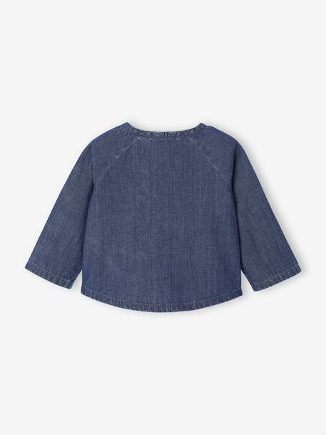 Chemise naissance en denim stone 4 - vertbaudet enfant 