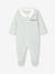 Pyjama bébé garçon en velours rayé personnalisable écru 2 - vertbaudet enfant 