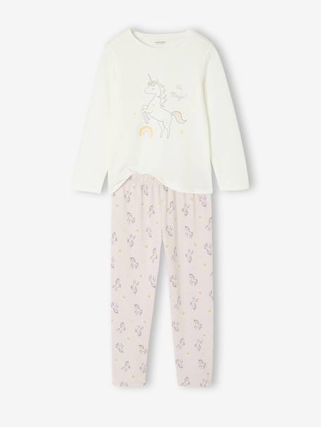 Lot de 3 pyjamas fille licornes écru 2 - vertbaudet enfant 