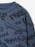 Sweat imprimé garçon beige chiné+bleu moyen+vert sauge 6 - vertbaudet enfant 