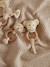 Hochet peluche faon ella, anneau dentition bois Faon+Faon ella+Singe 15 - vertbaudet enfant 