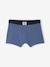 Lot 5 boxers unis garçon bleu 2 - vertbaudet enfant 