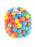 100 balles pour piscine à balles, multicolore 100 beach+100 blossom+100 chocolate bliss+100 cotton+100 multicolore+100 sunrise+250 multicolore 32 - vertbaudet enfant 