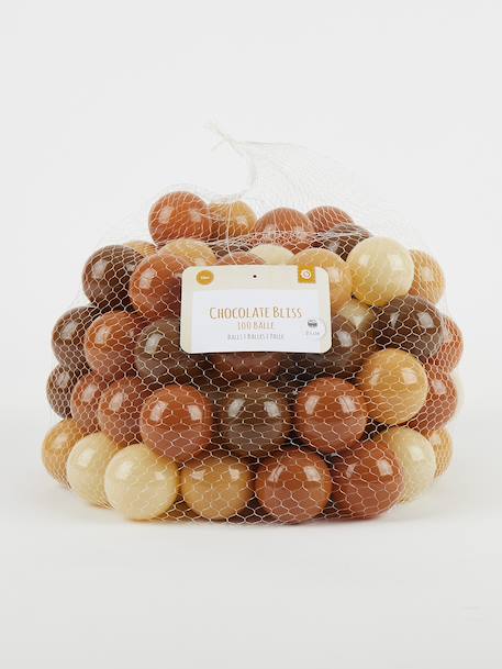 100 balles pour piscine à balles, multicolore 100 beach+100 blossom+100 chocolate bliss+100 cotton+100 multicolore+100 sunrise+250 multicolore 12 - vertbaudet enfant 