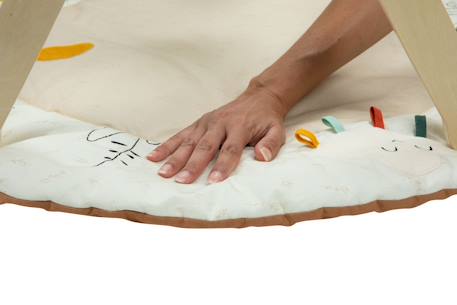Tapis d'éveil doux avec arches garden of adventures Beige 2 - vertbaudet enfant 