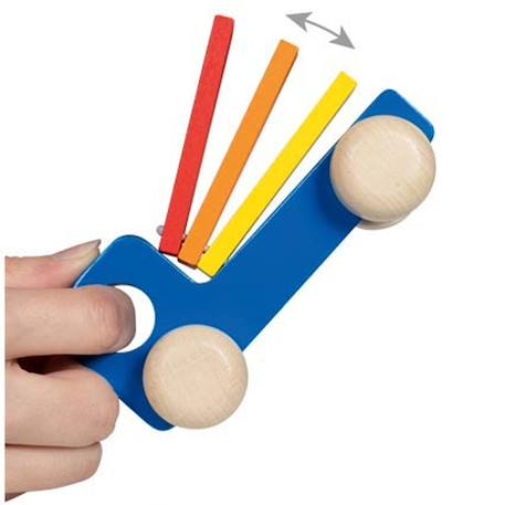 Lot de 4 véhicules à saisir musicaux Multi-coloured 4 - vertbaudet enfant 