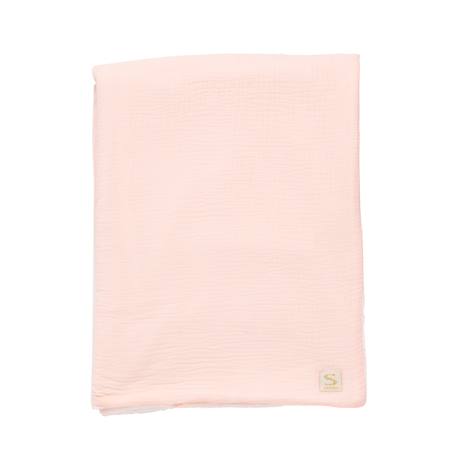 Couverture bébé en gaze de coton et polaire Beige+Rose+Rouge+Vert 4 - vertbaudet enfant 