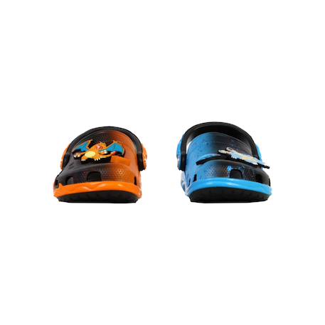 Sabots à enfiler Noir orange 5 - vertbaudet enfant 