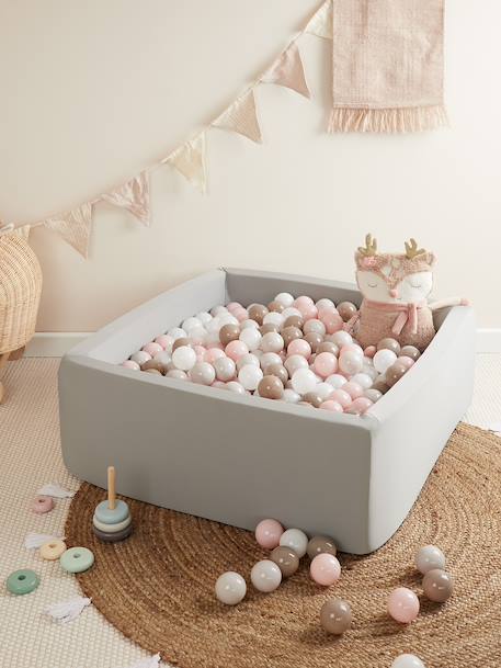 100 balles pour piscine à balles, multicolore 100 beach+100 blossom+100 chocolate bliss+100 cotton+100 multicolore+100 sunrise+250 multicolore 16 - vertbaudet enfant 