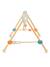 Arche d’éveil bois - arche d'activités Bleu/gris+Orange/bleu+Orange/vert/bleu+Rouge 12 - vertbaudet enfant 