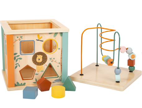 Cube de motricité safari Beige 6 - vertbaudet enfant 