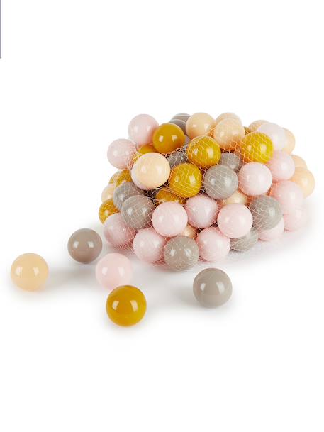 100 balles pour piscine à balles, multicolore 100 beach+100 blossom+100 chocolate bliss+100 cotton+100 multicolore+100 sunrise+250 multicolore 28 - vertbaudet enfant 