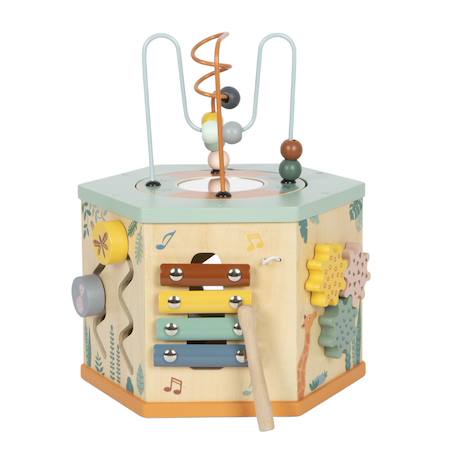 Cube de motricité 7 faces safari Beige 4 - vertbaudet enfant 