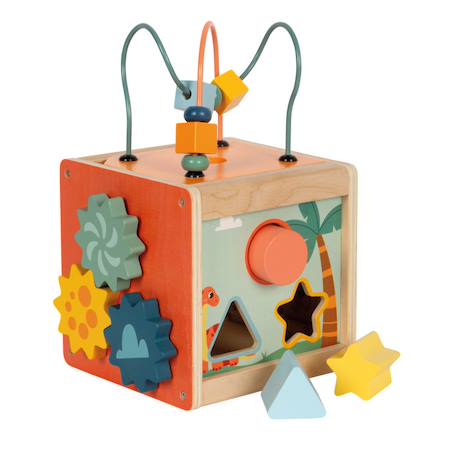 Cube de motricité dino Orange 1 - vertbaudet enfant 