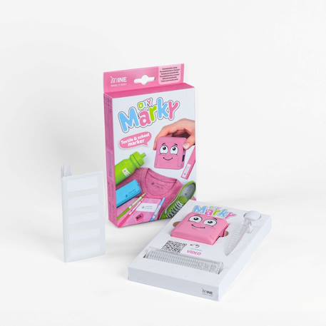 Tampon marquage vêtements personnalisable Bleu+Rose+Vert 6 - vertbaudet enfant 