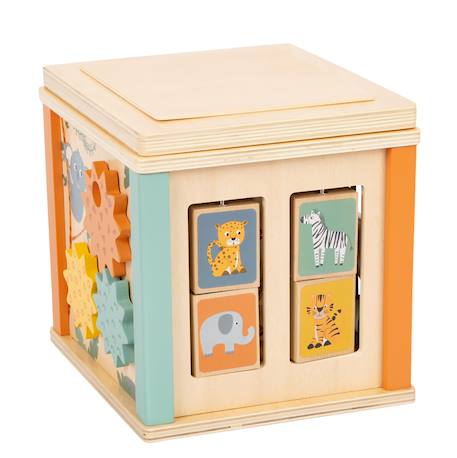 Cube de motricité safari Beige 5 - vertbaudet enfant 