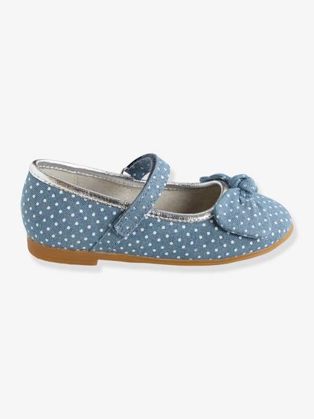 Ballerines scratchées fille collection maternelle BLUE DENIM 2 - vertbaudet enfant 