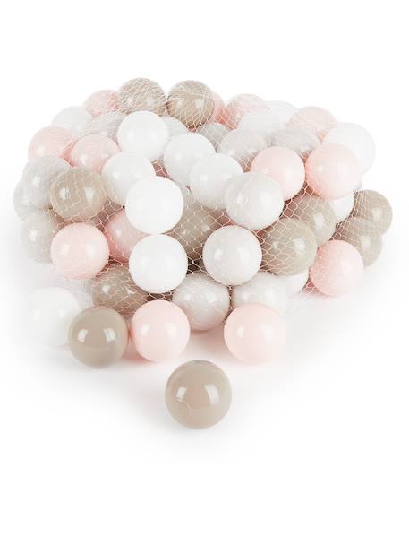 100 balles pour piscine à balles, multicolore 100 beach+100 blossom+100 chocolate bliss+100 cotton+100 multicolore+100 sunrise+250 multicolore 18 - vertbaudet enfant 