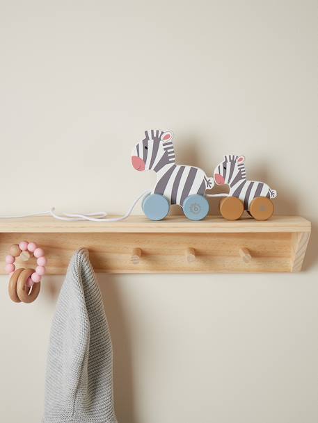 Jouet à tirer en bois éléphants Dinos+Éléphants+Zèbres 16 - vertbaudet enfant 