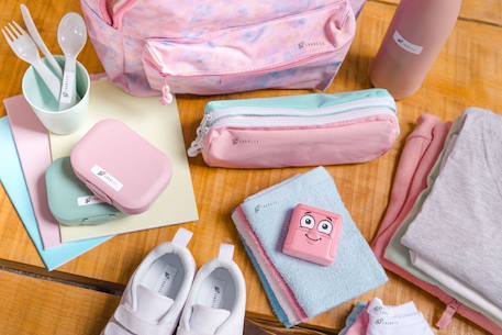 Tampon marquage vêtements personnalisable Bleu+Rose+Vert 8 - vertbaudet enfant 