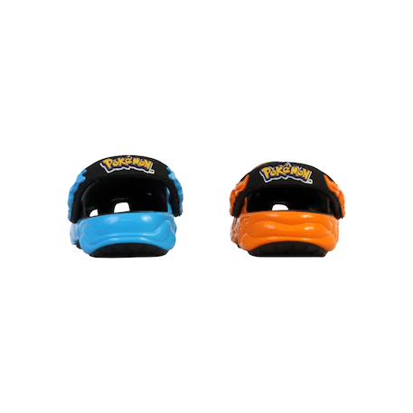 Sabots à enfiler Noir orange 4 - vertbaudet enfant 