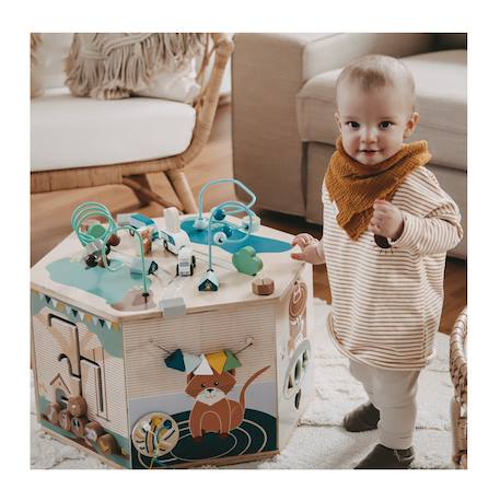 Cube de motricité xxl animaux domestiques Beige 5 - vertbaudet enfant 