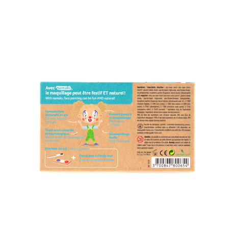 Kit de maquillage 3 couleurs clown et arlequin Multicolor 2 - vertbaudet enfant 