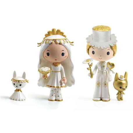 Marguerite & léopold - figurines tinyly Multicolore 1 - vertbaudet enfant 