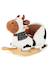 Cheval à bascule - peluche vache à bascule Vache 1 - vertbaudet enfant 
