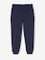 Jogging fille molleton motif love irisé marine+rose+vert sauge 2 - vertbaudet enfant 