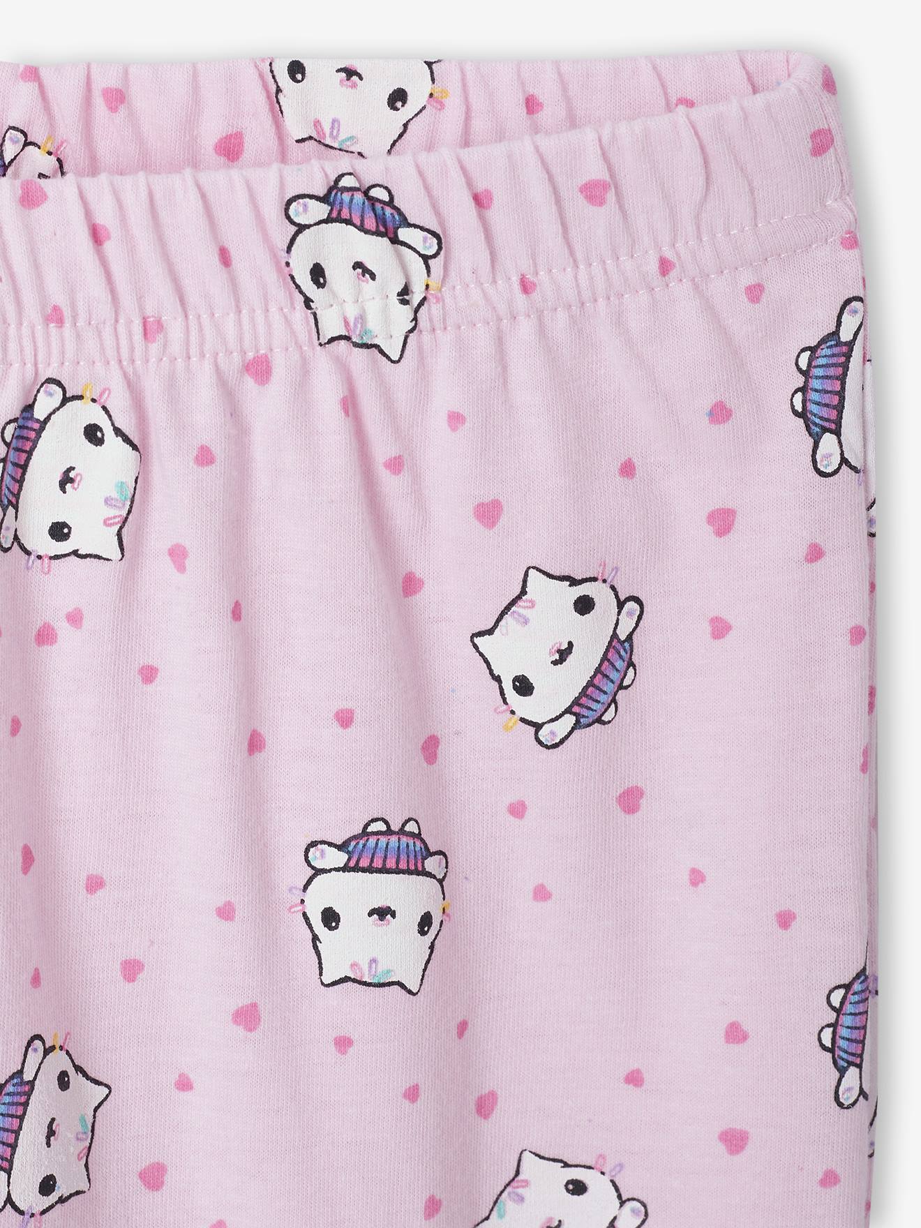 Pyjama Polaire Gabby's Dollhouse - Ultra Doux, Manches Longues | Licence Officielle | Taille 2 à 10 Ans